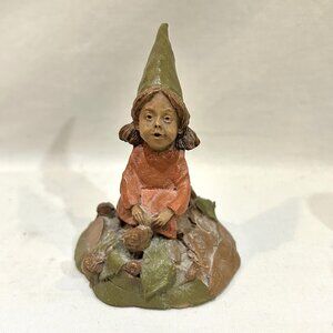 Tom Clark Gnome Figurine 1985 Lilibet Riding Turtle 3.5 inch